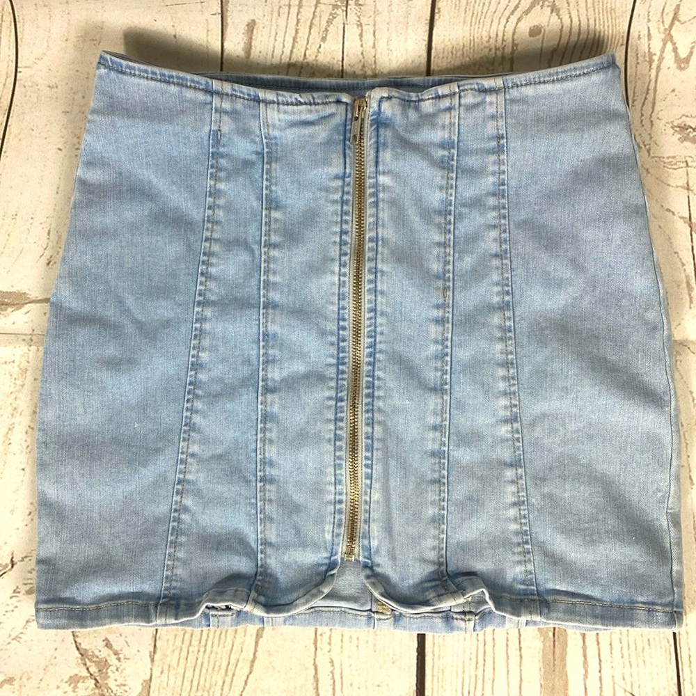Free People We The Free Layla Denim Summer Mini Skirt